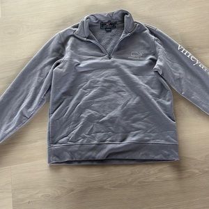 Half-zip Vineyard Vines sweatshirt size small women . baby blue